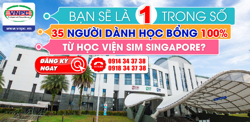 Bạn sẽ là 1 trong số 35 người dành King88 ưu đãi hấp dẫn mỗi ngày 100% từ học viện SIM Singapore?