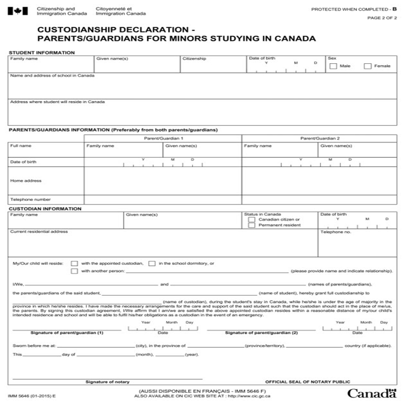 Dịch vụ giám hộ và phúc lợi ở Canada