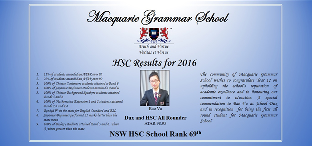 Học trung học ở Úc con đường ngắn nhất để thành công